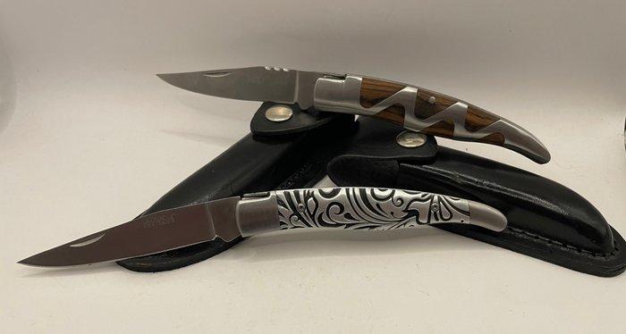 Laguiole - Heritage - Tafelmes (2) - Laguiole vouwmessen of, Antiek en Kunst, Antiek | Keukenbenodigdheden