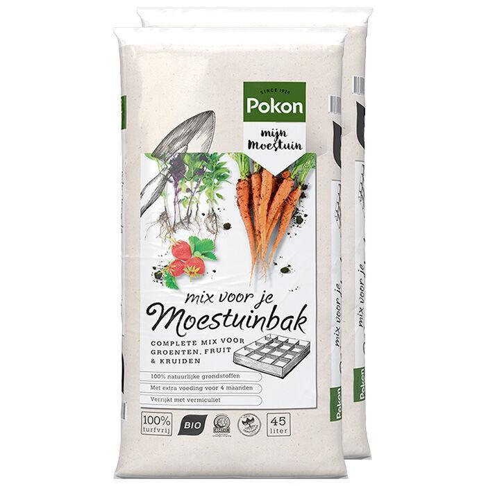 25 x 40L Pokon Bio MPS RHP Mix voor je Moestuinbak 45L, Tuin en Terras, Aarde en Mest, Ophalen of Verzenden