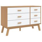 Massief Houten Dressoir | Laatste Stuk!, Huis en Inrichting, 100 tot 150 cm, Nieuw, Ophalen of Verzenden, Scandinavische