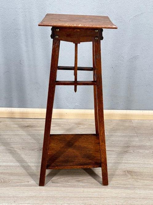 Plantentafel - Hout - Art deco plantentafel, Antiek en Kunst, Curiosa en Brocante