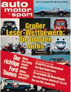 1976 AUTO MOTOR UND SPORT 17 DUITS, Nieuw, Author