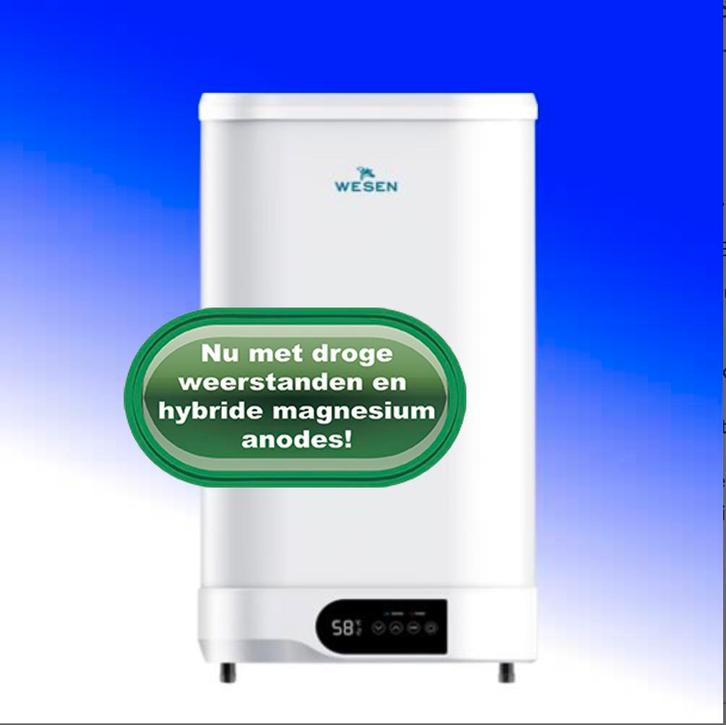 Elektrische boiler 80 liter, Wesen Pro Flat, Label B, droge, Doe-het-zelf en Verbouw, Geisers en Boilers, Verzenden