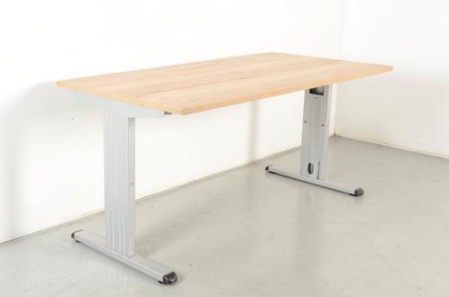 Solidesk bureau, bladkleur naar keuze, 160 x 80 cm, hoogte, Huis en Inrichting, Bureaus, Ophalen of Verzenden