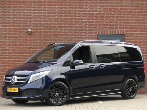 Mercedes-Benz V-Klasse 220D Lang Dubbel Cabine LED/Trekhaak/, Auto's, Bestelauto's, Lease, Automaat, Financial lease, Diesel, Blauw