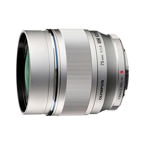 Olympus M.Zuiko Digital ED 75mm f/1.8 Zilver objectief, Audio, Tv en Foto, Fotografie | Lenzen en Objectieven, Telelens, Gebruikt