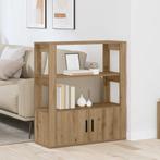 vidaXL Dressoir artisanaal eikenkleurig 30 x 80 x 90 cm, Verzenden, Nieuw, Overige houtsoorten, Minder dan 50 cm