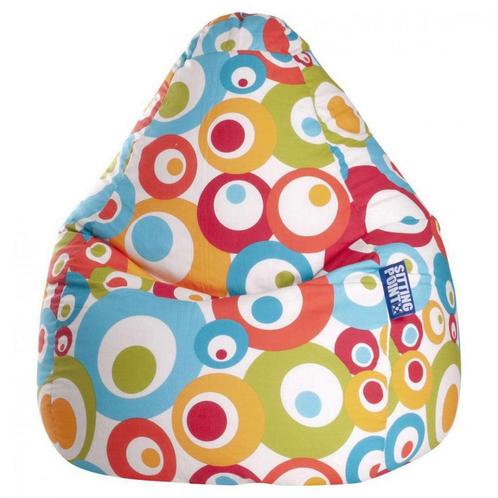 Kinder Zitzak BeanBag Malibu L - Blauwgroen, Huis en Inrichting, Zitzakken, Verzenden