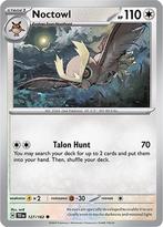 Noctowl 127/162 reverse holo Temporal forces, Hobby en Vrije tijd, Verzamelkaartspellen | Pokémon, Ophalen of Verzenden, Nieuw