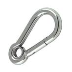 Karabijnhaak / carabiner 7x70mm - Met oog, Caravans en Kamperen, Ophalen of Verzenden, Nieuw