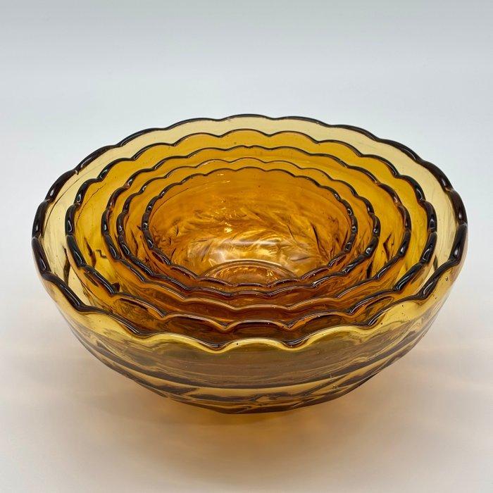 Verreries de Scailmont - Kom (5) - Glas, Antiek en Kunst, Antiek | Glas en Kristal