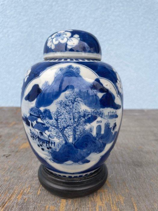 Pot - Porselein, Hout, Antiek en Kunst, Antiek | Overige Antiek