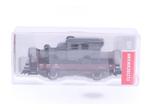 Schaal H0 Fleischmann 5253 01k Lageboordwagen met postwag..., Hobby en Vrije tijd, Modeltreinen | H0, Gebruikt, Gelijkstroom, Fleischmann