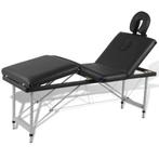 vidaXL Massagetafel met 4 zones inklapbaar aluminum frame, Verzenden, Nieuw