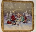 Tafelmiddenstuk - Wandtapijt met een kerstmotief en een, Antiek en Kunst