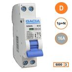 Gacia installatieautomaat 1P+N D16 6KA - M80N-D16, Ophalen of Verzenden, Nieuw