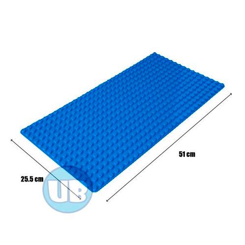 Bouwplaat blauw - 51 x 25,5 cm, Kinderen en Baby's, Speelgoed | Duplo en Lego, Nieuw, Verzenden