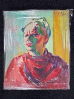Freek van den Berg (1918-2000) - Zelfportret, Antiek en Kunst