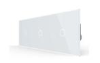 Livolo | Wit | touch | Dimmer Schakelaar – 3 Lichtknoppen, Ophalen of Verzenden, Nieuw, Schakelaar