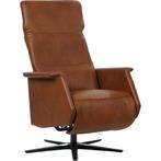 Leren relaxfauteuil Mojo - Granada Savannah (cognac) -, Huis en Inrichting, Fauteuils, Nieuw, Ophalen of Verzenden, 50 tot 75 cm