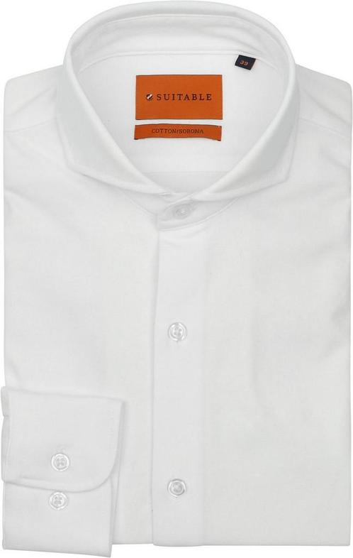 Suitable Sorona Overhemd Gebroken Wit maat 38 Heren, Kleding | Heren, Overhemden, Wit, Nieuw, Verzenden