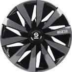 Sparco Wieldoppen Lazio 16 inch - Zwart/Grijs, Ophalen of Verzenden, Zo goed als nieuw
