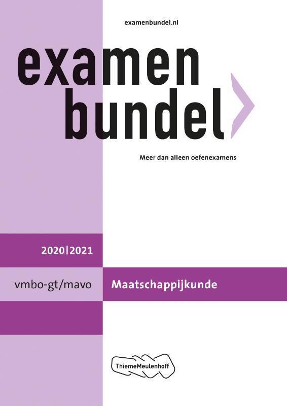 Examenbundel vmbo gtmavo Maatschappijkunde 202 9789006781205, Boeken, Filosofie, Zo goed als nieuw, Verzenden
