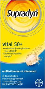 SUPRADYN VITAL 50+ BRUISTABLETTEN MET SINAASAPPELSMAAK DOO.., Verzenden, Nieuw