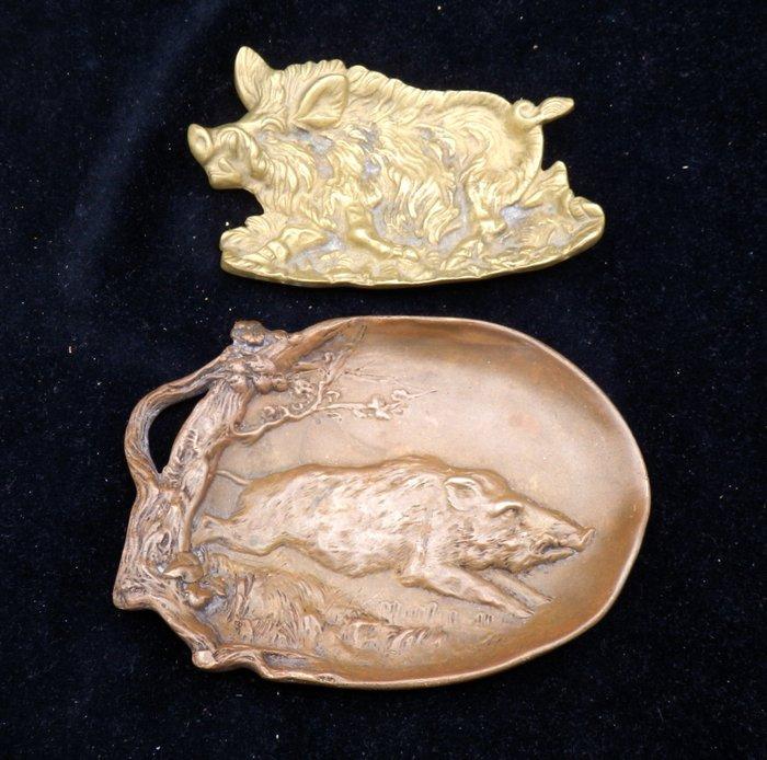 Vide-poche (2) - Berndorf - Duitsland - 2 Vide poches, Antiek en Kunst, Curiosa en Brocante