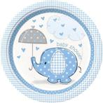 Baby Shower Boy - Borden (8 stuks), Ophalen of Verzenden, Nieuw