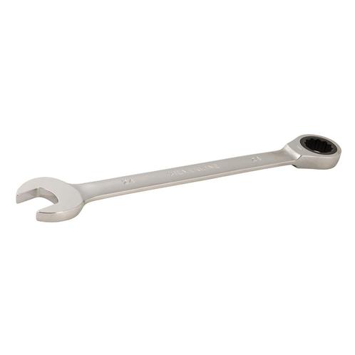 Silverline Vaste steek-ringratelsleutel - 24 mm - hooggla..., Doe-het-zelf en Verbouw, Gereedschap | Handgereedschap, Nieuw, Ophalen of Verzenden