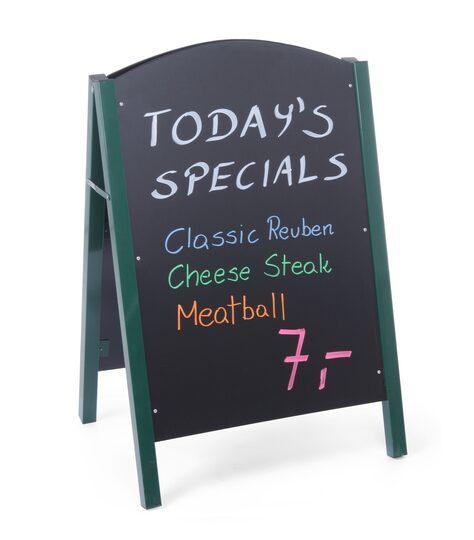 Krijtstoepbord     700x1100 mm, Zakelijke goederen, Horeca | Overige, Verzenden