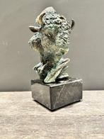 Figuur - Gowa bizona - Koud geverfd brons