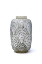 René Lalique - Vaas - R Lalique Coquilles vaas, nr. 932, Antiek en Kunst