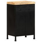 vidaXL Dressoir 47x35x76 cm ruw mangohout, Minder dan 50 cm, Verzenden, Nieuw, 25 tot 50 cm