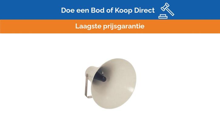 Bieden: Zenitel DST-100 DH-50 Marine Horn Speaker IP67 Wate, Watersport en Boten, Navigatiemiddelen en Scheepselektronica, Kabel of Apparatuur