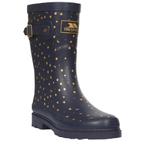 -23% Trespass  Trespass Dames celeste bedrukte wellingtonlaa, Nieuw, Regenlaarzen, Verzenden, Blauw