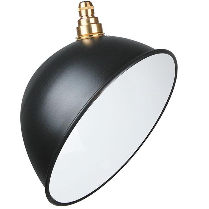 Vintlux Lampenkap Jaunty Matte Black - Ø 20 cm - B22/E14, Huis en Inrichting, Lampen | Lampenkappen