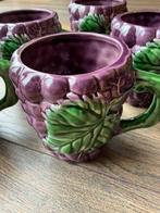 Drinkservies (6) - Aardewerk Koffie Bekers - Majolica -