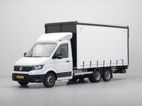 Volkswagen Crafter 50 2.0 TDI L3 DL Comfortline, Auto's, Bestelauto's, Dealer onderhouden, Lease, Zwart, Automaat, Financial lease