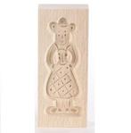 Speculaasplank Mini Pop Vrouw 8,5x3,5cm., Verzenden, Nieuw