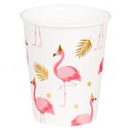 Feestbekers Flamingo (10st), Ophalen of Verzenden, Nieuw