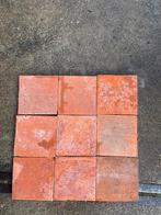 Antieke rode estrikken 20x20 circa 12 a 13 m2, Doe-het-zelf en Verbouw, Tegels, Gebruikt