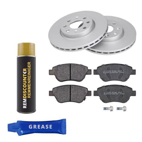 Voordeelset Remschijven + Remblokken OPEL CORSA 1.0 voorzijd, Auto-onderdelen, Klein materiaal, Nieuw, Verzenden