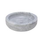 Waskom Forzalaqua Verona Carrara Rond Gepolijst 40x12x cm, Ophalen of Verzenden, Nieuw, Overige typen