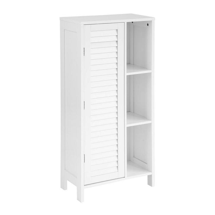 2dekans | SoBuy Badkamer Opbergkast - 1 Deurs - 48 x 24 x 96, Huis en Inrichting, Woonaccessoires | Spiegels, Zo goed als nieuw