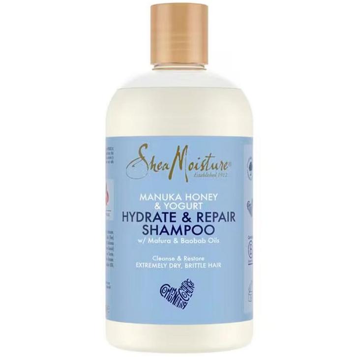 Shea Moisture  Manuka Honey & Yogurt Shampoo  384 ml, Sieraden, Tassen en Uiterlijk, Uiterlijk | Haarverzorging, Nieuw, Verzenden