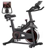 Spinningfiets Hometrainer –Verstelbaar, 136 kg en Tablet-Hou, Verzenden, Nieuw