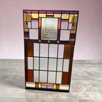 Art Deco Glas-in-loodraam - 1920-1930 - Maritiem geëtst