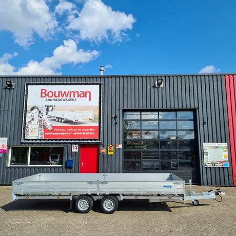 Hulco Medax 2 Plateauwagen 502x203 3000kg, Auto diversen, Aanhangers en Bagagewagens, Ophalen