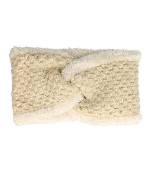 Haarband Twist Fake Fur Gebreid Beige, Sieraden, Tassen en Uiterlijk, Uiterlijk | Haarverzorging, Verzenden